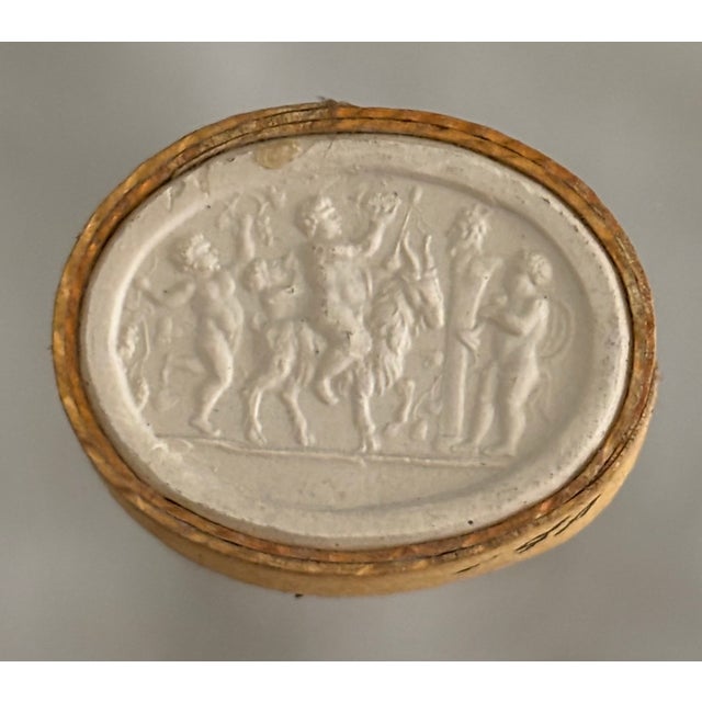 Antique Italian Grand Tour Plaster Intaglios - Set of 5 (Group #3) For Sale In Little Rock - Image 6 of 16