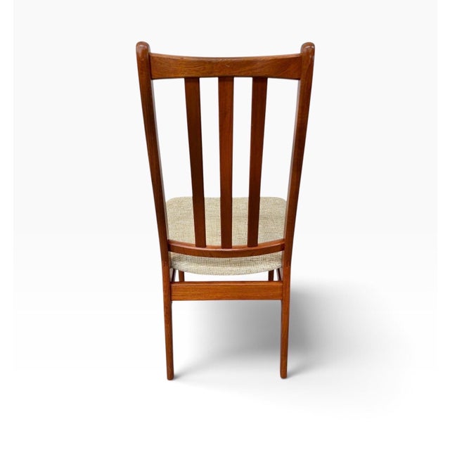 Vintage Danish Modern Teak Dining Chairs - Set of 4 For Sale In Philadelphia - Image 6 of 6