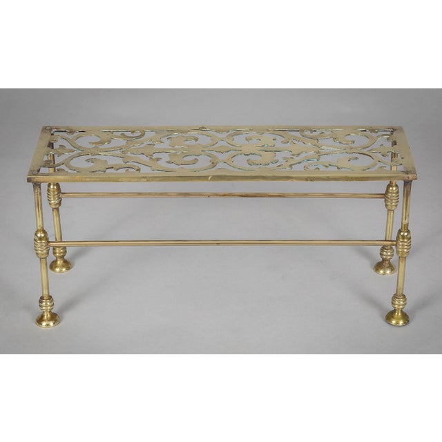 Vintage Brass Trivet For Sale - Image 4 of 8