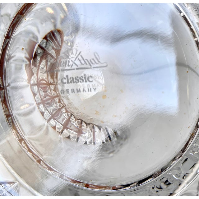 Late 20th Century Rosenthal Cllassic Lead Crystal Fluted Bowl For Sale - Image 10 of 10