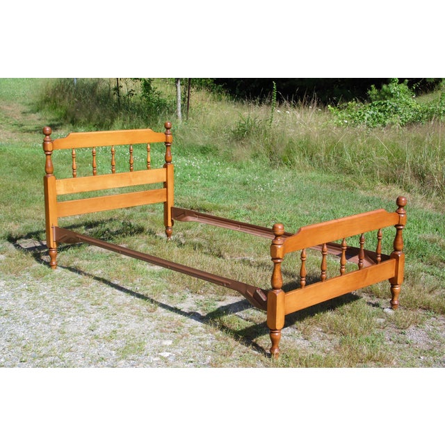 solid maple twin bed frame