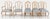 Gustavian Style Cerused Dining Chairs in New Blue & White Linen Set of 8 For Sale - Image 15 of 15