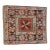 Vintage Distressed Oushak Square Rug Mat - 1'7" x 1'8" For Sale