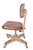 Brown Mid Century Industrial Swivel Desk Chair For Sale - Image 8 of 13