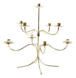 Polished Brass Candelabra by Josef Frank for Svenskt Tenn