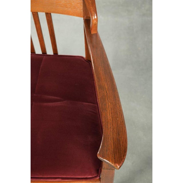 Brown Art Nouveau / Jugendstil Armchair from Schuitema For Sale - Image 8 of 13