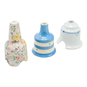 1980's Trio of Vintage Pie Chimneys