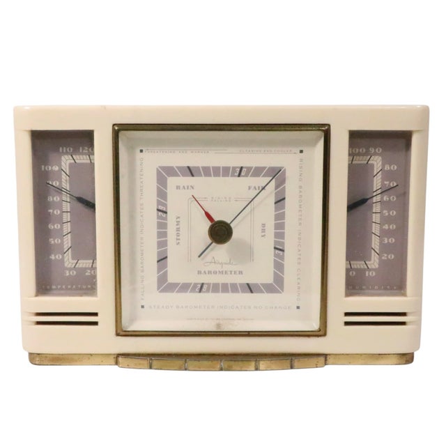 Glass Vintage Airguide Barometer For Sale - Image 7 of 10