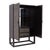 The Glenn Tall Bar Cabinet The texture of the metal cladded doors on the Glenn Tall Bar Cabinet stem from 1950's paper...