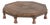 Vintage Indian Teakwood and Brass Octagonal Bajot Table For Sale
