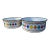 1980s Nesting Rainbow Enamel Bowls- a Pair For Sale
