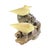 1970s 1970s Organic Modern Shorebird Sculpture on Burl Wood Base For Sale - Image 5 of 6