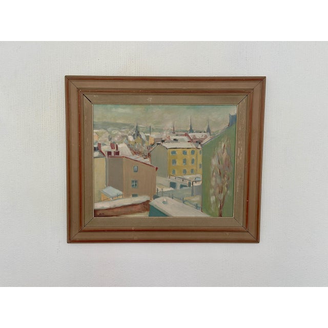 Malte Nyberg Tolf, Gothenburg, 1960s, Oil on Panel For Sale - Image 12 of 12