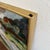 Modern Vintage Modern Frances Roberta Malovos Acrylic Collage 3’ Framed Painting MCM Signed For Sale - Image 3 of 6