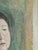 Mid-Century Modern 'Agnes' Vintage Original Swedish Expressive Figurative Portrait Oil Painting, Framed For Sale - Image 10 of 14