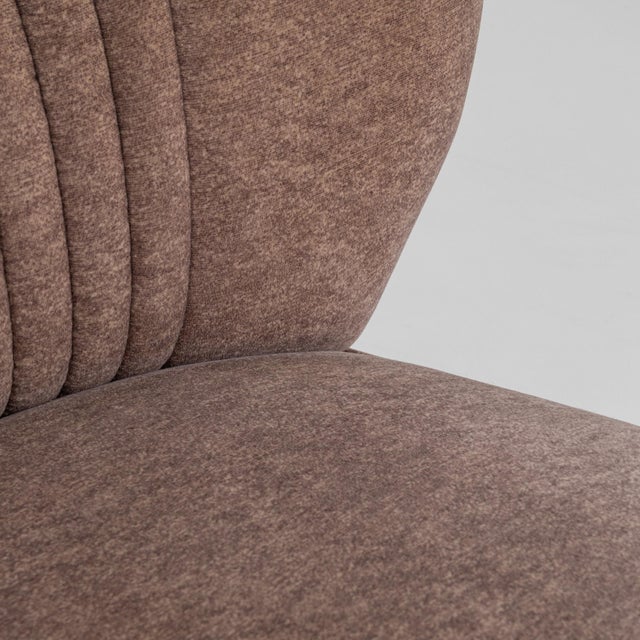 French 19th Century France Mauve Wood Lounge Chair For Sale - Image 3 of 10