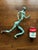 Abstract Vintage Bronze 14.5” Brutalist Running Figure For Sale - Image 3 of 16