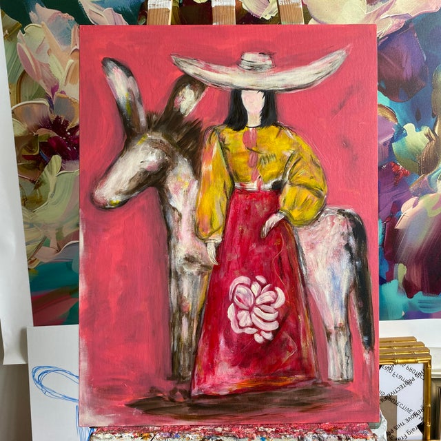 This one-of-a-kind artwork is perfect for interiors inspired by Western decor, country homes, eclectic design, or Palm...