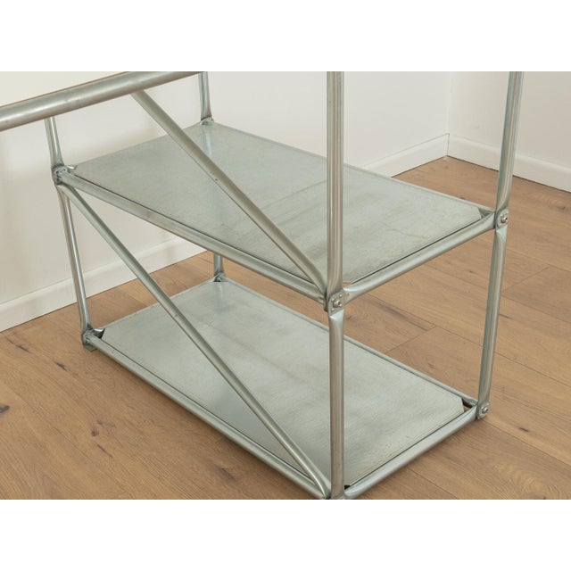 Vintage Desk in Stainless Steel, 1980s For Sale - Image 10 of 12