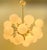Not Yet Made - Made To Order 21st Century Ovale Natural Brass Glossy White Murano Sputnik Chandelier by Fabio LTD For Sale - Image 5 of 8
