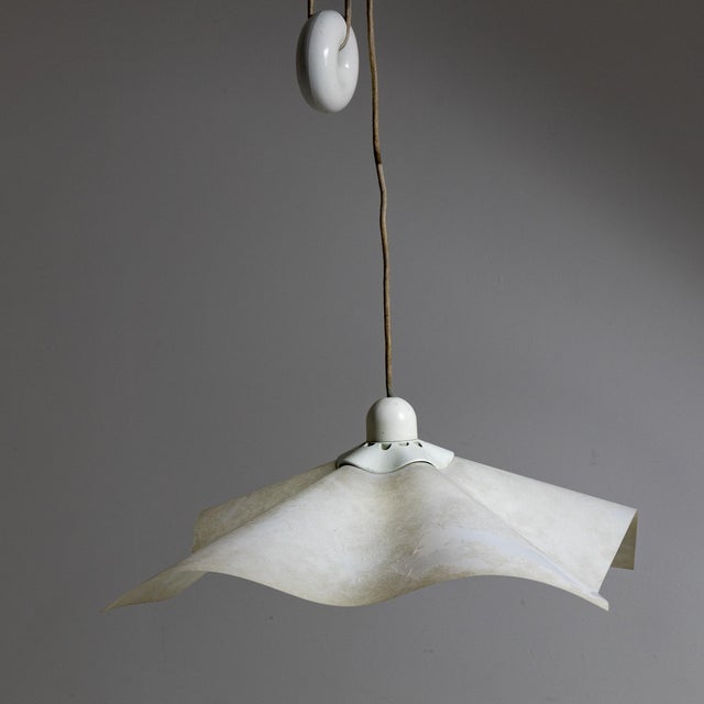 Metal Area Adjustable Pendant Lamp by Mario Bellini for Artemide, 1960s For Sale - Image 7 of 10