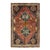 Vintage Handmade Shiraz Wool Rug in Red With Allover Design For Sale
