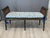 Early 19th Century Regency Black and Gold Painted Window Bench For Sale - Image 4 of 10