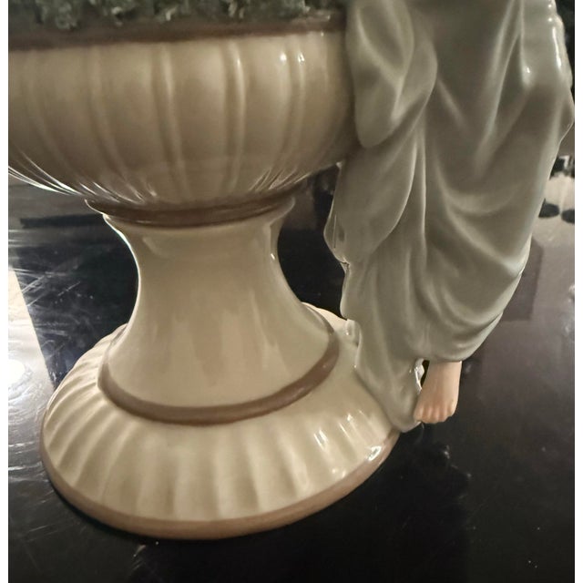 2000 - 2009 Grandeur Noel Porcelain Angel 2002 Collectors Edition 14in For Sale - Image 5 of 8