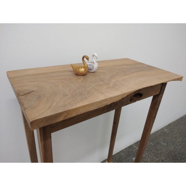 Folk Art Cricker Side Table For Sale - Image 9 of 13