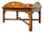Chippendale Style Cherry & Yew Wood Butlers Tray Coffee Table For Sale