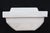 White Vintage Recessed White Ceramic Fairfacts Co. Bathroom Soap Dish For Sale - Image 8 of 11