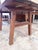 Mid 20th Century Vintage Arts & Crafts Mission Solid Oak Dining Table With Trestle Base For Sale - Image 5 of 8