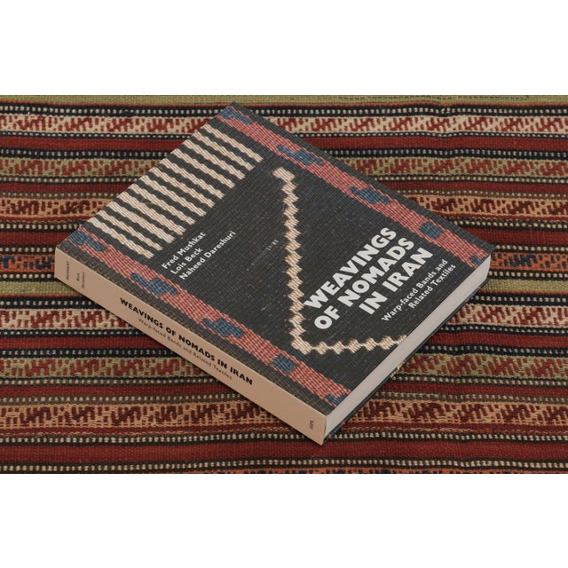 Brown Vintage Persian Kilim, Dense Geometric Tribal Patterns in Stripes - Rug & Kilim For Sale - Image 8 of 10