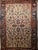 Textile Vintage Heriz Serapi Rug, Hand-Knotted Wool, All-Over Geometric Pattern, Ivory & Blue, 8x10 For Sale - Image 7 of 14