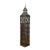1980s Silver-Toned Metal Wire Model of London's Big Ben Clock Tower For Sale