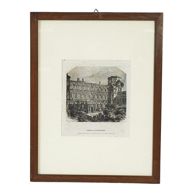 Castello, Heidelberg Castle, 2000s, Print on Paper For Sale