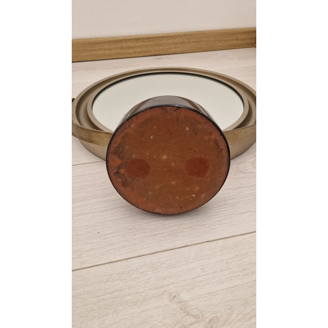 Vintage Narciso Table Mirror with Black Marble Base by Sergio Mazza for Artemide For Sale - Image 10 of 12