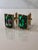 1950s Swank Crystal and Gold Cufflinks, A Pair For Sale - Image 6 of 9