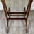 Gold 20th Century English Edwardian Inlaid Mahogany Cheval Mirror, 1890s For Sale - Image 8 of 12