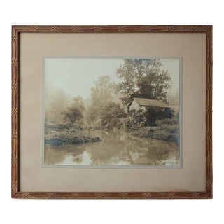 "The Village Mill" Silver Gelatin Print by Charles Henry Miller, 1889 For Sale