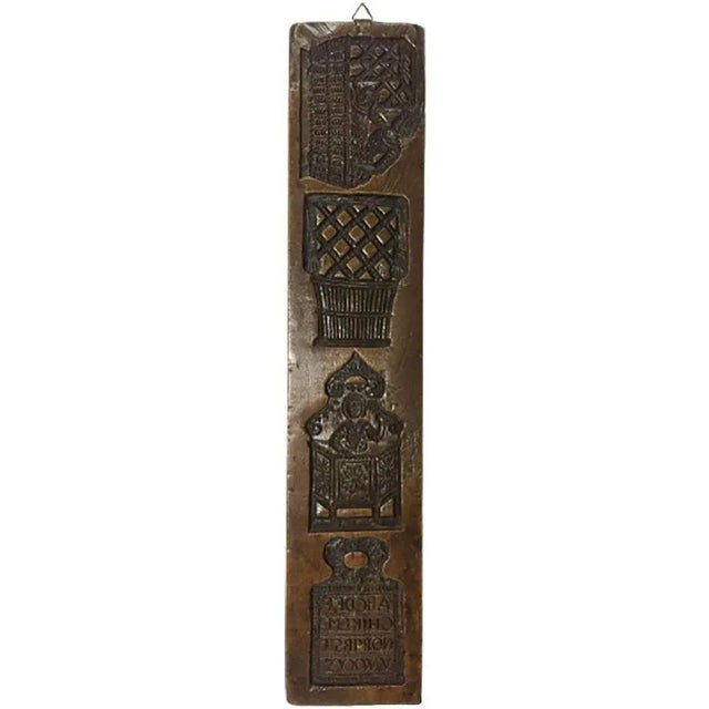 Brown 18th Century Dutch Wooden Gingerbread Mould For Sale - Image 8 of 8