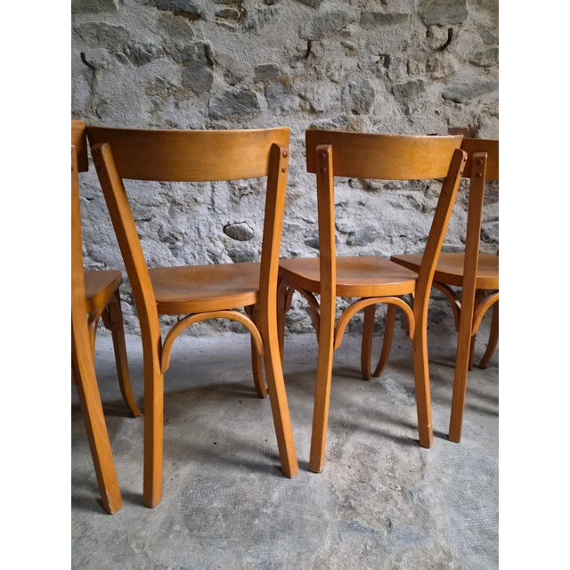 Vintage Baumann Bistro Chairs, France, 1950s, Set of 6 For Sale - Image 15 of 18