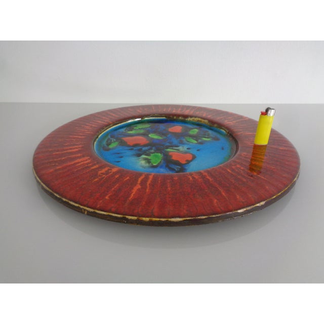 Large Glazed Ceramic Bowl, Germany, 1960s For Sale - Image 3 of 10