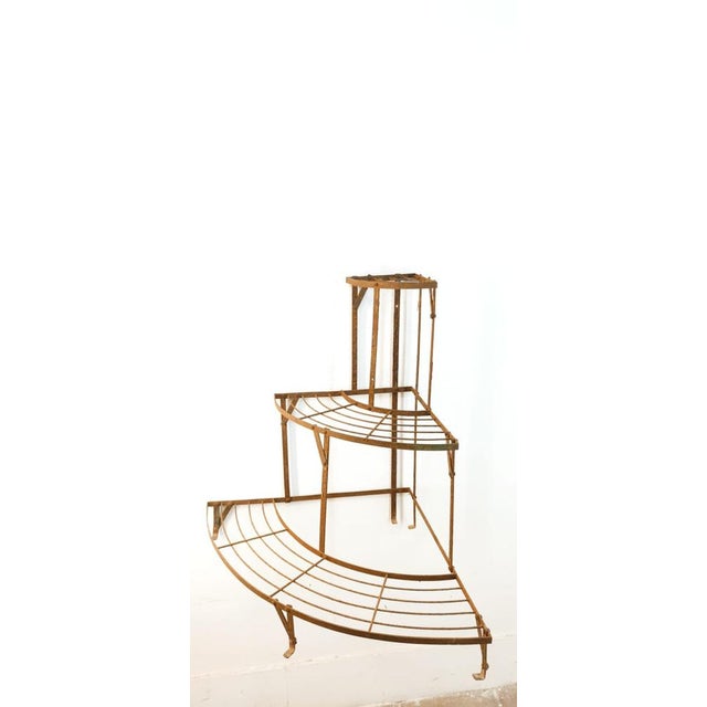 Vintage Corner Flower Stand For Sale - Image 11 of 18