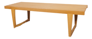 Bench in Oak by Yngvar Sandström for Nordiska Kompaniet, Sweden, 1960s