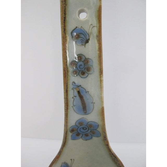 El Palomar Ken Edwards Blue Bird Butterfly Mexican Folk Art Hanging Ladle Spoon For Sale In Portland, OR - Image 6 of 8