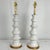 Vintage Tall White Ceramic Column Lamps - a Pair For Sale - Image 11 of 14