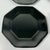 Arcore Ceramica 1980s Post Modern French Arcore Black Glass Octagonal Salad Plates - Set of 4. For Sale - Image 4 of 11