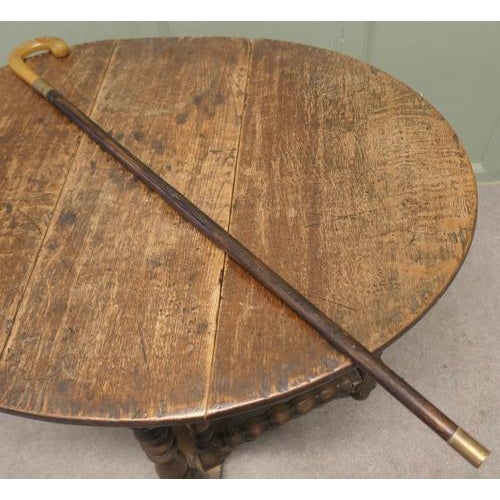 Handled Bamboo Cane Sword Stick, 1930 For Sale - Image 3 of 9