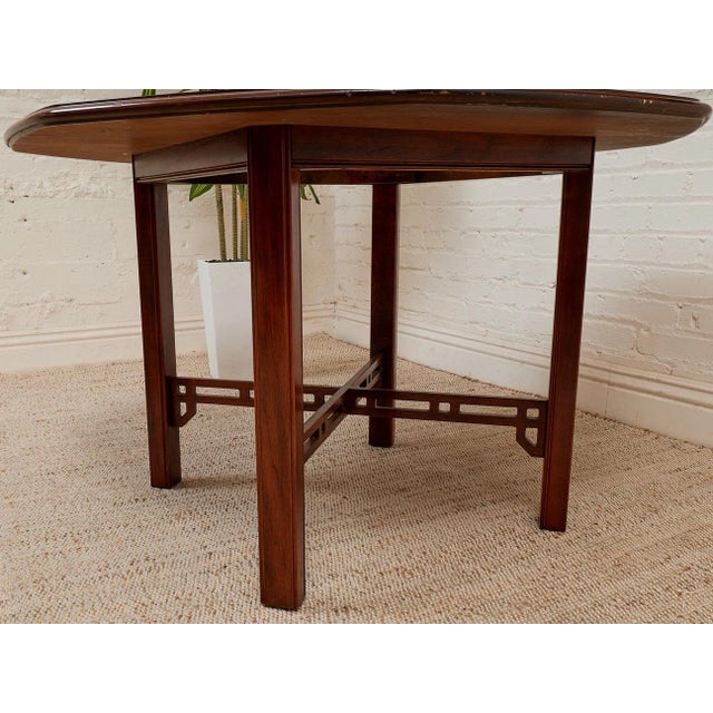 Mid 20th Century Burlwood Dining Table For Sale In Los Angeles - Image 6 of 12